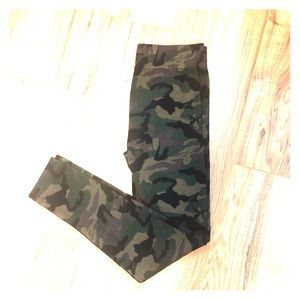 camo print high rise super stretch leggings